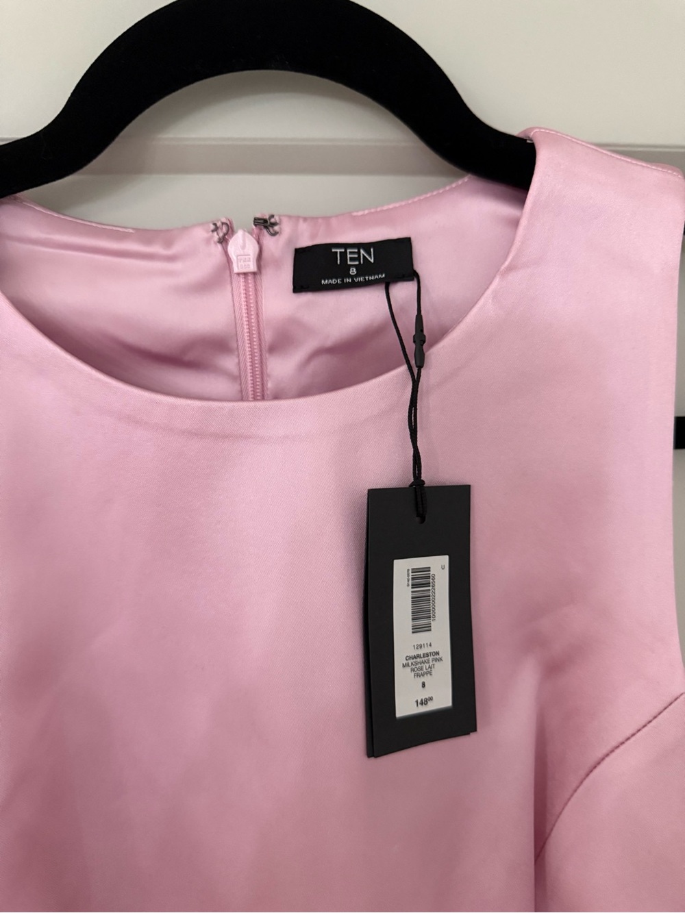 Aritzia Pink Mini Satin Dress - Picture 4 of 5